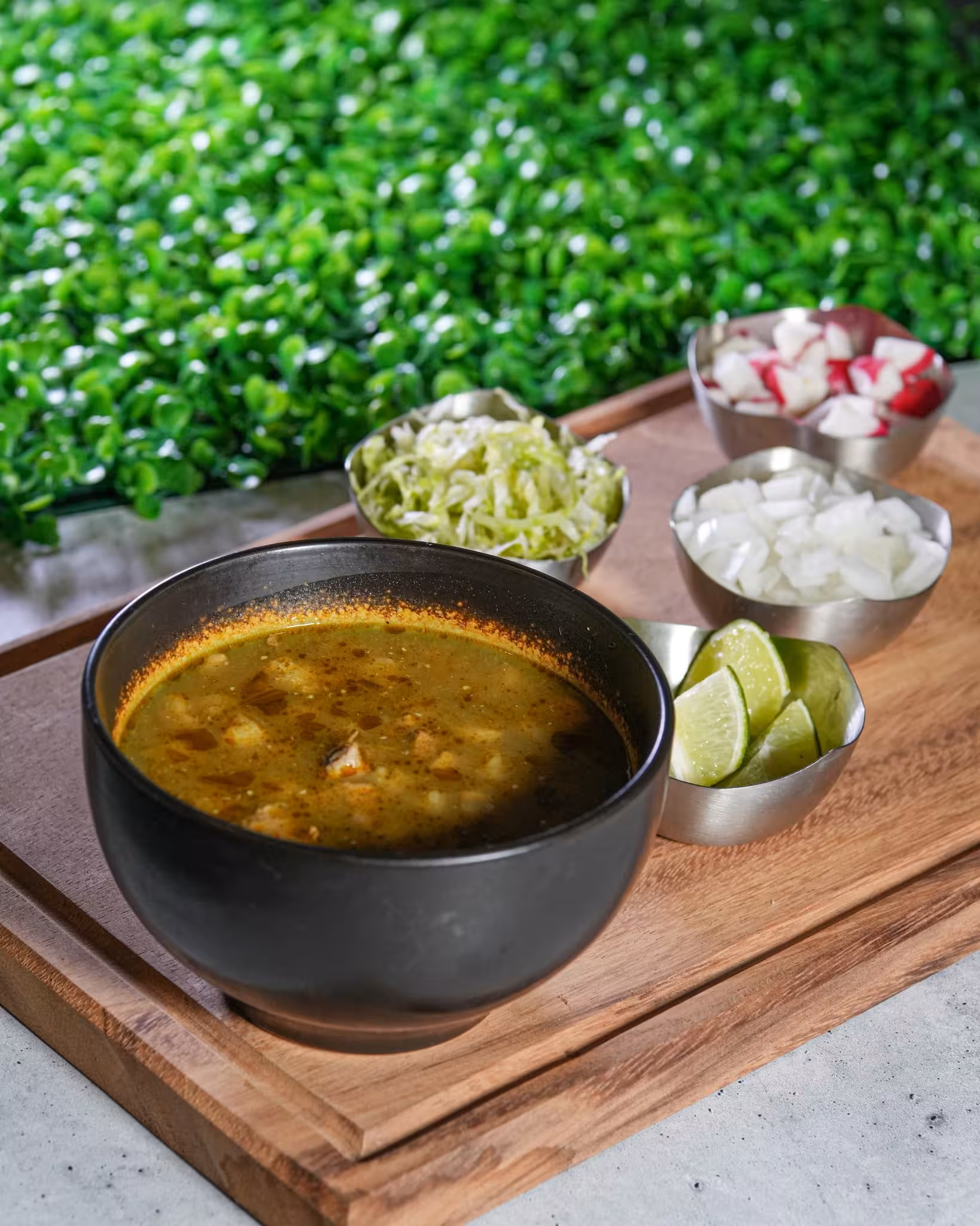 Pozole Pork Soup dinner menu