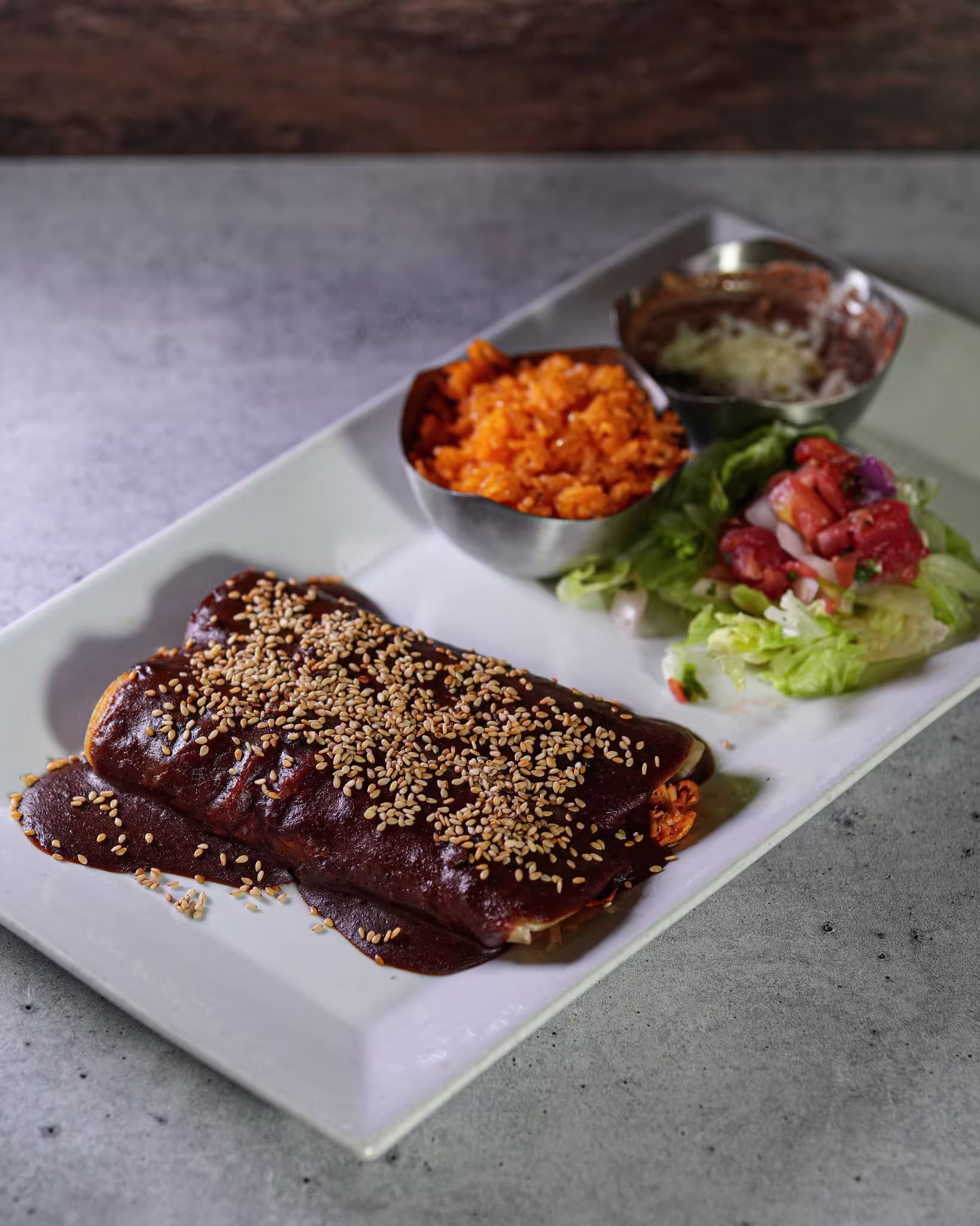 chipotle enchiladas dinner menu