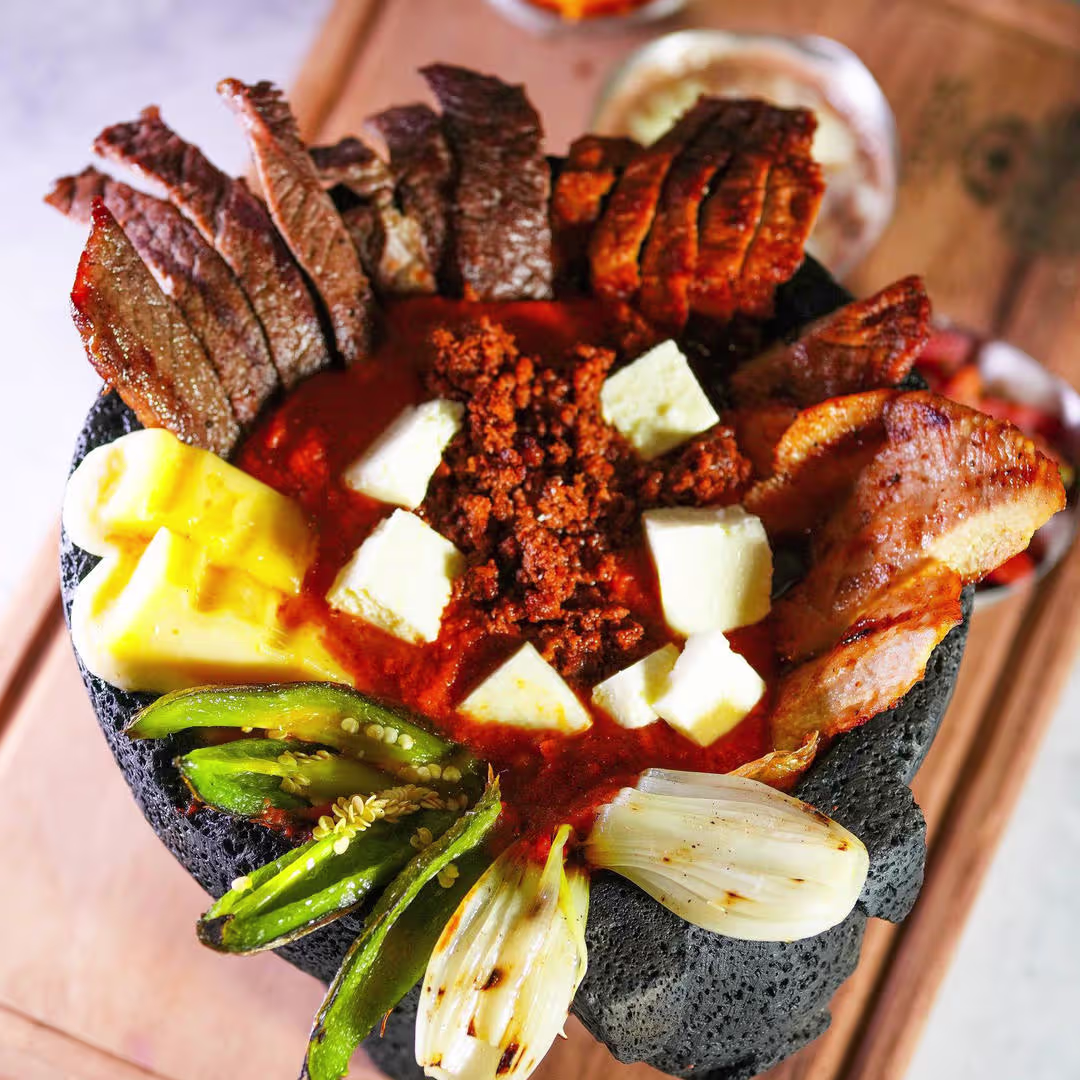 Molcajete Ranchero dinner menu